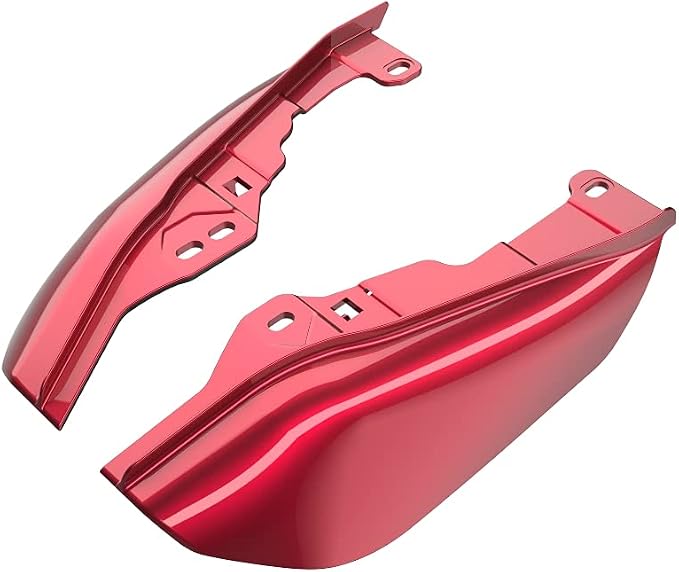 Advanblack 2024 RG Mid Frame Air Deflectors Compatible for Harley Touring Street Glide, Road King, Electra Glide, 2009-2025(Velocity Red Sunglo)