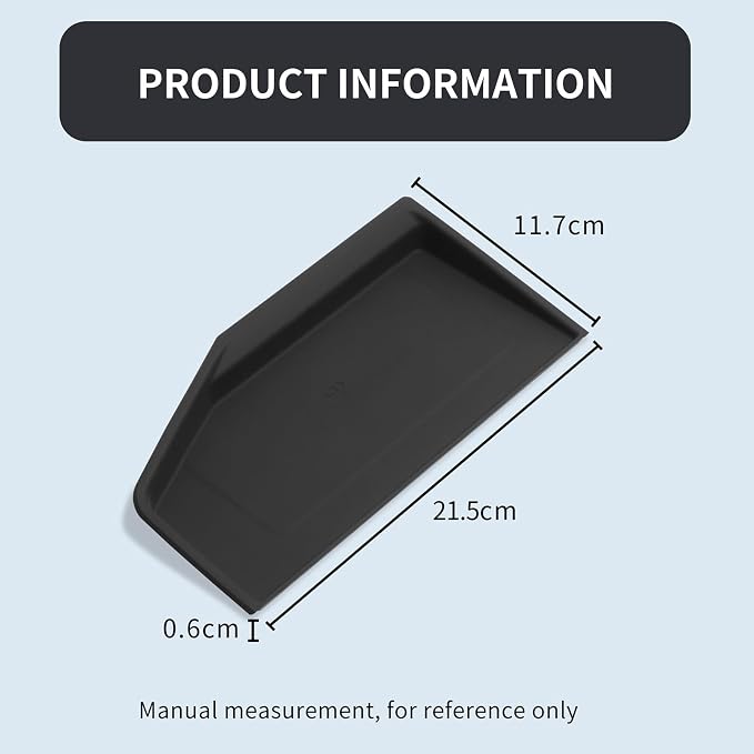smabee Center Console Wireless Charging Protective Mat for 2024 2025 2026 Lexus GX 550 GX550 Accessories Silicone Protection Pad Center Console Liner Interior Black