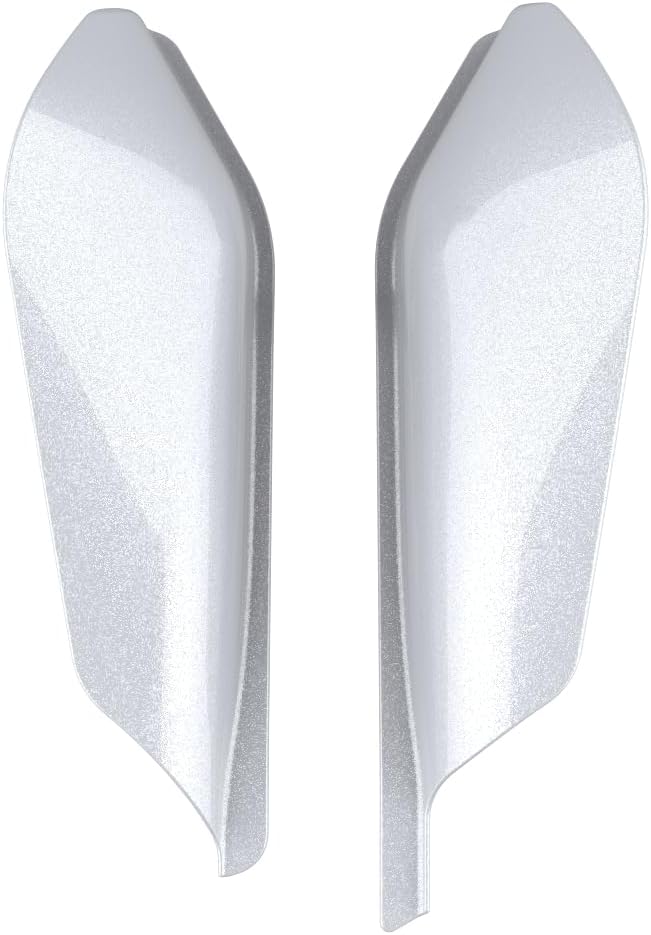 Advanblack 2024 RG Mid Frame Air Deflectors Compatible for Harley Touring Street Glide, Road King, Electra Glide, 2009-2025(White Onyx Pearl)