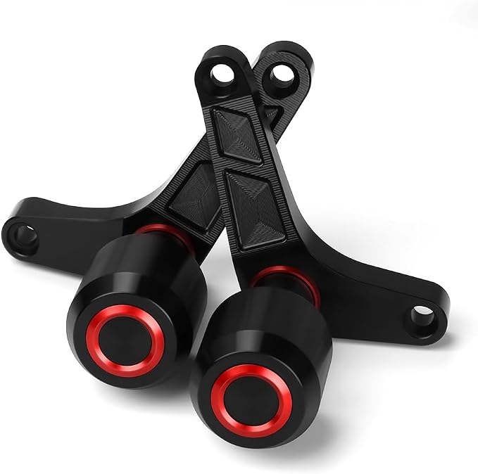 Modeer Motorcycle Frame Sliders Compatible with NINJA 1100SX Ninja 1100 SX 2025 Falling Protector Crash pads ninja1100sx ninja 1100 sx Accessories (red)