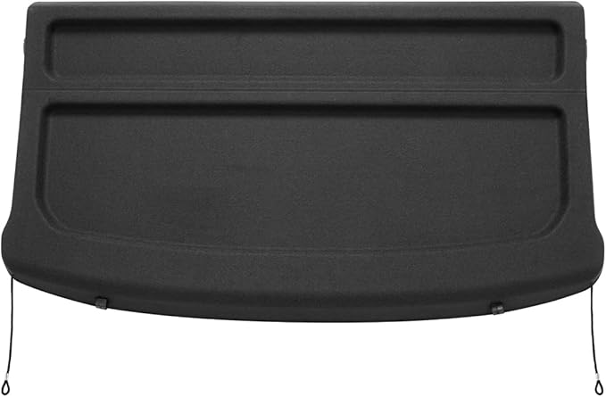Powerty Cargo Cover for 2022 2023 2024 2025 Volkswagen VW Taos Accessories Trunk Cover Trunk Shielding Shade Cargo Luggage Cover Black (Can Withstand The Load)