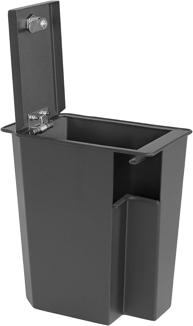 Hooke Road Colorado Center Console Safe Lockbox Insert Armrest Organizer Compatible with 2015-2022 Chevy Colorado & GMC Canyon, Black Password Lock Box