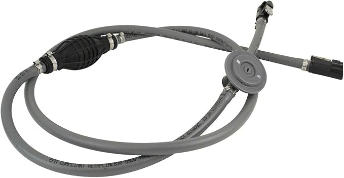 Attwood Universal Fuel Line Assembly Kit without Tank Fitting, 6-Feet x 3/8-Inch