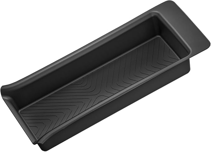 smabee 2nd Row Armrest Storage Box Compatible with Honda Pilot 2023 2024 2025 2026 Console Tray TPE Accessories Interior Storage Box Tray Insert Black