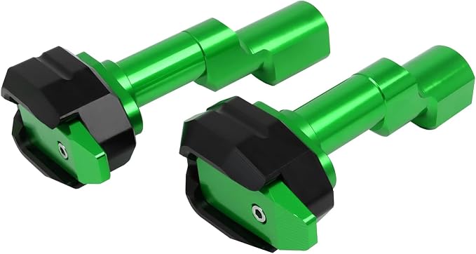 Compatible with Ninja 300 250 2013-2018 Frame Sliders CNC Aluminum Motorcycle Engine Guard Bodywork Fairing Falling Protection(Green)