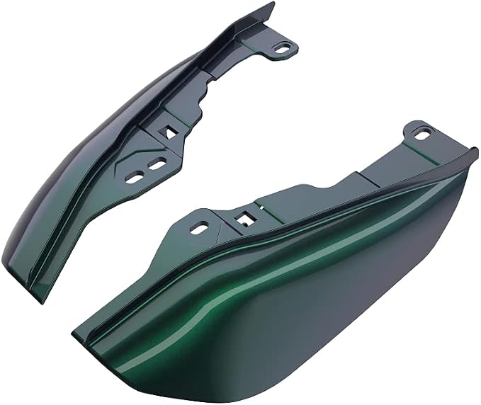 US Stock Advanblack Mid Frame Air Deflectors Compatible for Harley Touring Street Glide, Road King, Electra Glide, 2009-2024 (Snake Venom)
