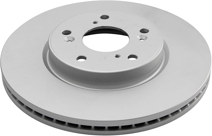 TRQ Front Brake Rotor Set G Coated Vented Compatible with 2013-2024 Honda Accord 2015 Civic 2016-2022 HR-V