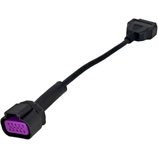 EZROAD DTS Diagnostic Cable Compatible with Mercury Mercruiser Jaltest JDC617A Compatible with Cummins Marine Outboard Inboard Engine OBD2 Adapter 10 Pin Connect Tool
