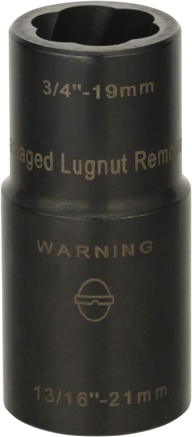 LTI TOOLS Twist Socket Lugnut Removal System, 3 Piece (LT4300), includes twist sockets 400-25 and 4200A and punch 400-7