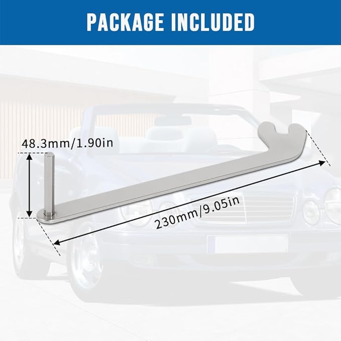 motoparty Soft Top Hand Operated Manual Override Tool CLK W208 A208 Replace for OEM Number A2088990080 Made of Stainless Steel