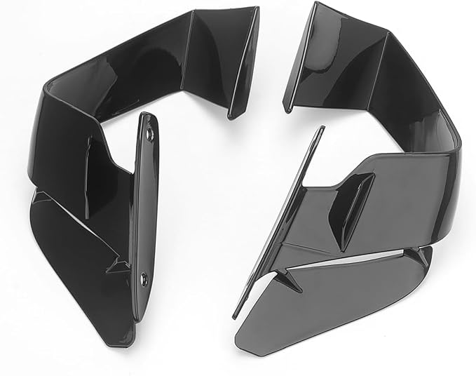 Motorcycle Winglets Fits for S1000RR Fixed Wind Wing Aerodynamic Winds Spoiler Fairing Kits Fit for BMW S1000RR S 1000 RR 2015-2022 (Gloss Black)