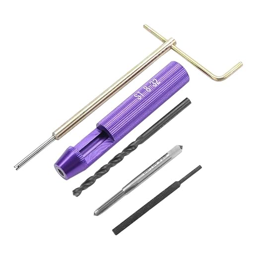 Fafeicy 50pcs Thread Repair Insert, Stainless Steel Coiled Wire Helical Screw Thread Inserts Kit for Parts that Requires Frequent Removing 8-32UNC x 1.5D
