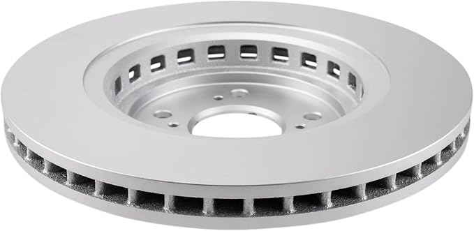 TRQ Front Brake Rotor Set G Coated Vented Compatible with 2014-2016 Acura MDX 2015-2020 TLX