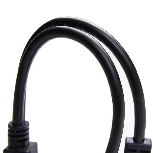 Right Angle OBD2 Splitter Y Cable, bbfly-B20 OBDII 1 Male Splitter to 2 Female Extension Cable 1FT/30CM (5PACK)