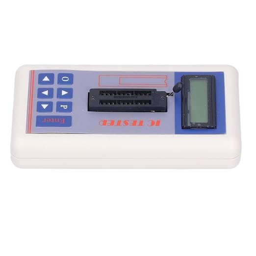TSH 06F IC Tester with Transistor Meter Function, 5V 3.3V AUTO Mode, Compact Handheld Diagnostic Tool for Microelectronics Engineers No Terminal Required