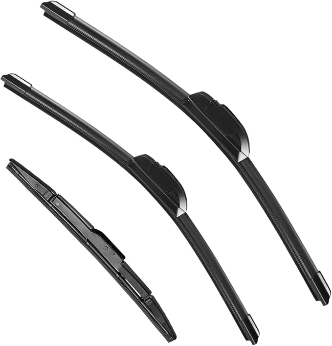 3 Pack Windshield Wiper Blades Compatible With Honda CRV CR-V 2012 2013 2014 2015 2016 Original Factory Quality Front Rear Wipers Blade Set for My Car - 26" 16" 13"