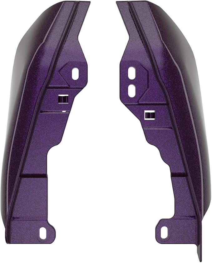Advanblack 2024 RG Mid Frame Air Deflectors Compatible for Harley Touring Street Glide, Road King, Electra Glide, 2009-2025(Hard Candy Mystic Purple Flake)