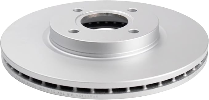 TRQ Front Brake Rotor Set G Coated Vented Compatible with 2014-2019 Ford Fiesta