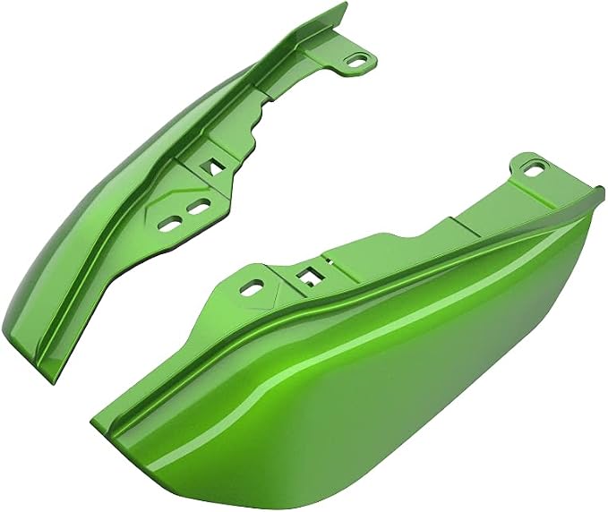 Advanblack 2024 RG Mid Frame Air Deflectors Compatible for Harley Touring Street Glide, Road King, Electra Glide, 2009-2025(Radioactive Green)