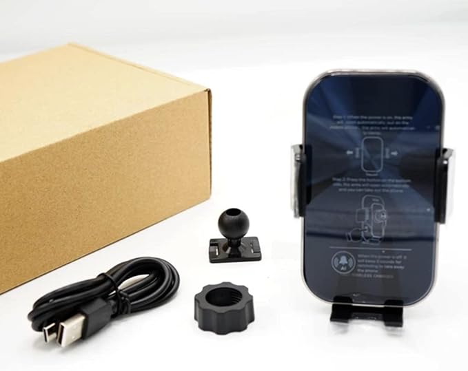 Car Phone Holder Fit for Audi A3 S3 RS3 8V 2020-2014,Phone Mount with 15W Fast Charging,Stand in Car Air Vent/Dashboard,Auto-Clamping Wireless Car Charger Custom for iPhone,Samsung,LG ect.