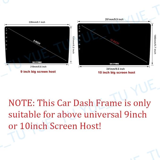 9Inch 2Din Installation Dash Kit Fits for Hyundai Elantra 2016-2019 Aftermarket Android Car Radio Stereo Mounting Fascia Panel