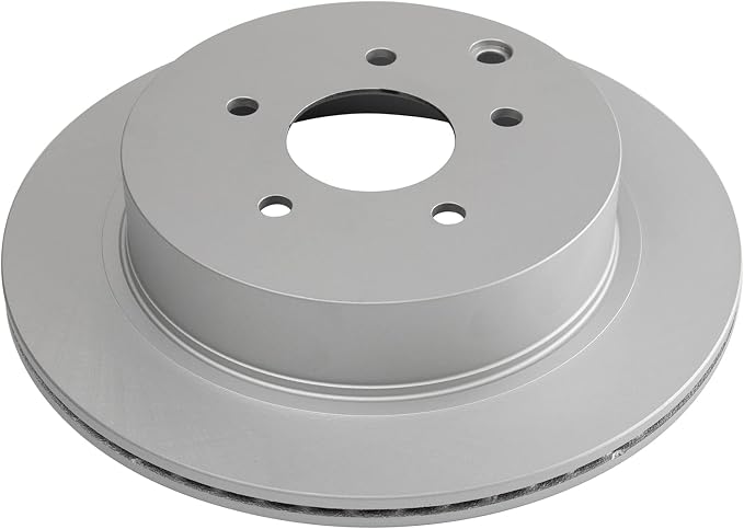 TRQ Rear Brake Rotor Set G Coated Vented Compatible with 2003-2023 Infiniti FX35 FX45 FX37 JX35 M35h M37 M56 Q50 Q60 Q70 Q70L QX60 QX70 2003-2024 Nissan Murano Pathfinder Quest