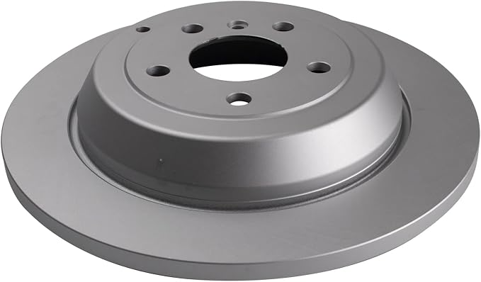 TRQ Rear Brake Rotor Set G Coated Solid Compatible with 2007-2009 Mercedes-Benz ML320 2006-2011 ML350 2010-2011 ML450 2007-2009 R320 2006-2012 R350 2006-2007 R500 2006 ML500