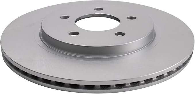 TRQ Rear Brake Rotor Set G Coated Vented Compatible with 2005-2014 Ford Mustang