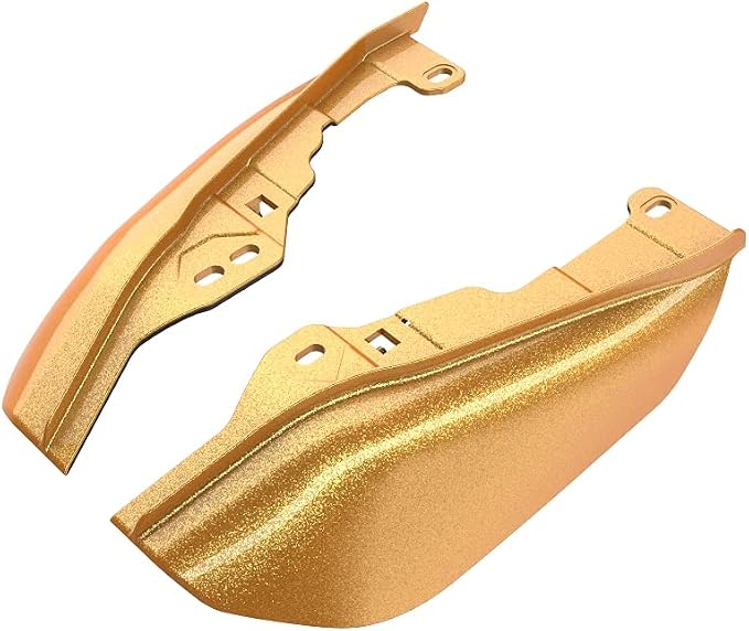 Advanblack 2024 RG Mid Frame Air Deflectors Compatible for Harley Touring Street Glide, Road King, Electra Glide, 2009-2025(Hard Candy Gold Flake)