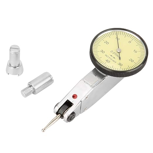 CNC Dial Test Indicator .0001 Test Indicator 1 4 Collet Aluminum 0 0.8Mm 0.01Mm Metric Dovetail Rails Dial Test Indicator Dial