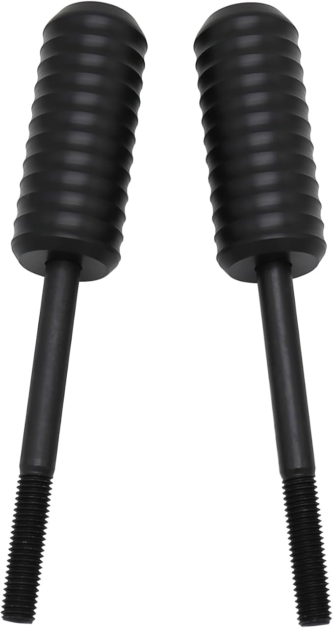 4" Motorcycle Frame Sliders Falling Crash Protector Upper Shock Mount Guards Falling Side Protector No Cut Kits Fit for Dyna 2006-2017 (Gripple Style)