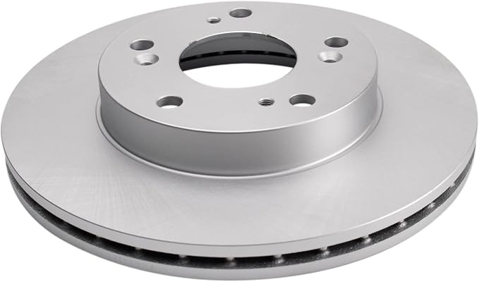 TRQ Front Brake Rotor Set G Coated Vented Compatible with 2002-2006 Acura RSX 2004-2011 Honda Civic 2011-2015 Honda CR-Z