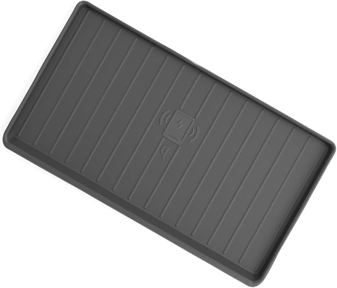 SKTU for 2026+ Nissan Sentra Wireless Charging Mat 2026+ Nissan Sentra (S/SV/SR/SL) Center Console Non-Slip Pad 2026 Sentra Accessories 2026 Sentra Rubber Console Mat-Durable