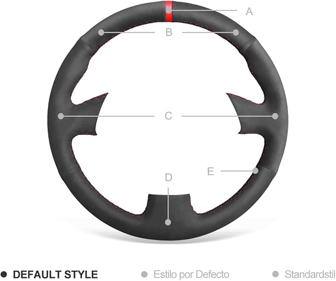 MEWANT Steering Wheel Cover for Toyota RAV4 1998-2003 / Celica 1998-2005 / Corolla (US) 2003-2008 / Matrix 2003-2004 / MR2 2000-2004 / Steering Wheel Accessories for RAV4