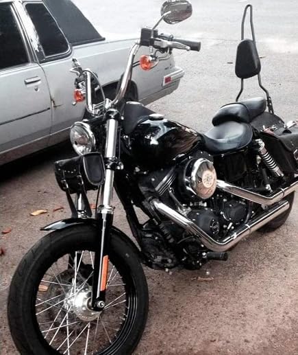 Black Motorcycle Passenger Backrest Sissy Bar for 2018-2023 Harley Davidson Softail Heritage Classic FLHC 114 FLHCS Slim FLSL Street Bob FXBB Deluxe FLDE 107 Rest Pad