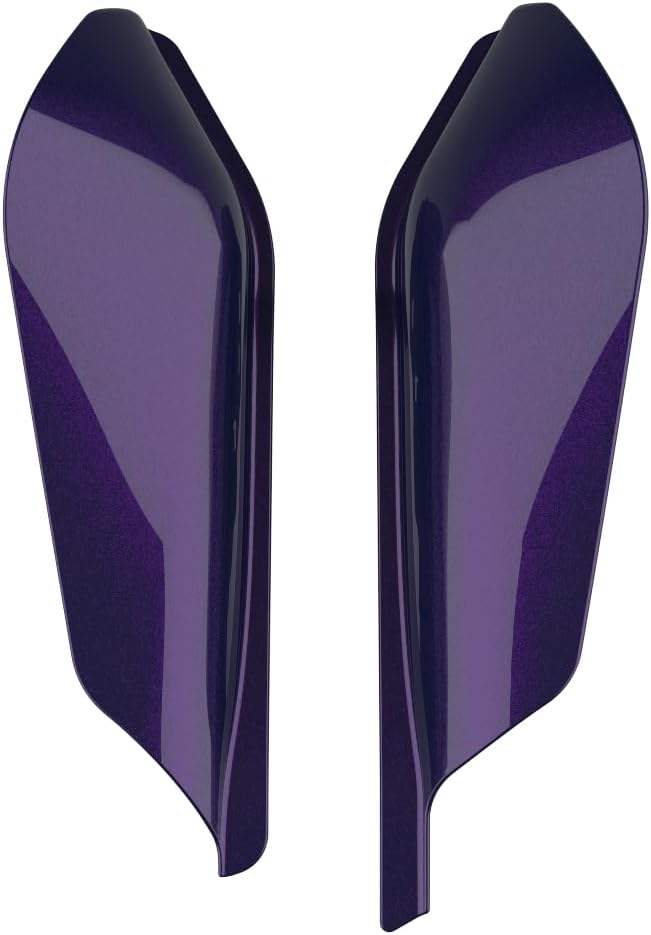 Advanblack 2025 RG Mid Frame Air Deflectors Compatible for Harley Touring Street Glide, Road King, Electra Glide, 2009-2025 (Mystic Shift)