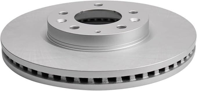TRQ Front Brake Rotor Set G Coated Vented Compatible with 2007-2012 Mazda CX-7