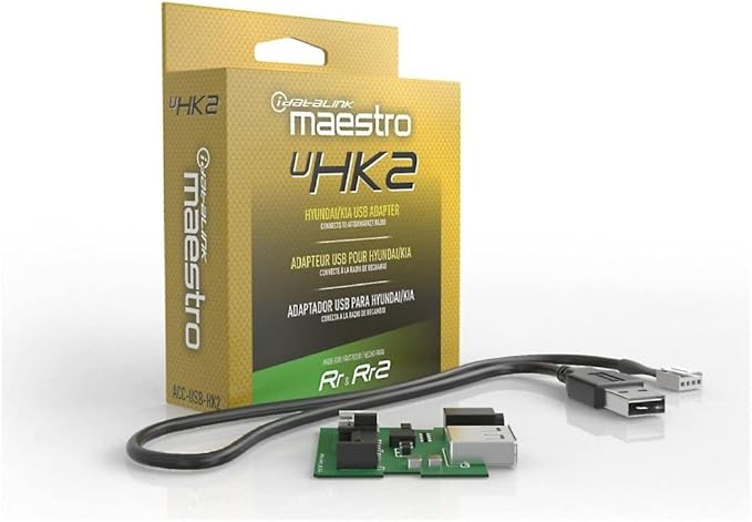 Idatalink Maestro uHK2 USB Adapter for Select Hyundai & Kia Vehicles (2015+) - Connect The Factory USB Port & Aux Input to a New Car Stereo