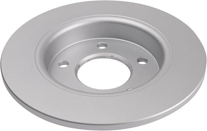 TRQ Rear Brake Rotor Set Solid G Coated Compatible with 2004-2013 Mazda 3