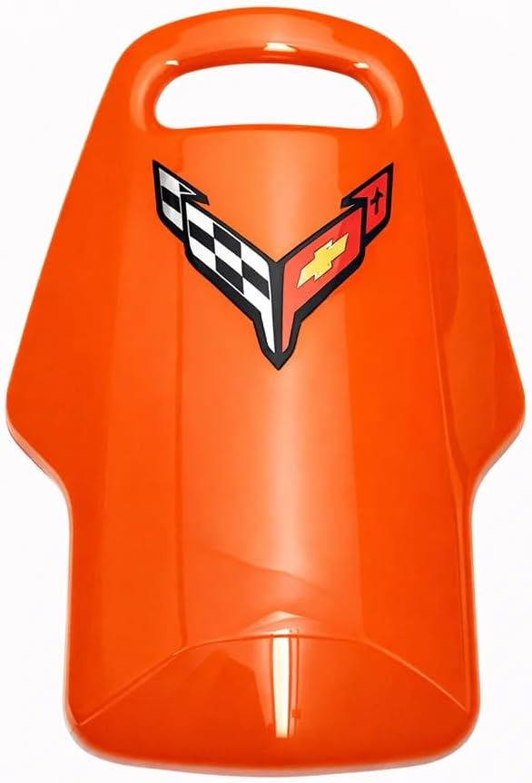 SR1 USA C8 Corvette Interior Drive Mode Selector Trim Cover Knob - Color Matched OEM-Style Upgrade - Fits 2020-2026 Corvette Stingray, Z51, Z06, E-Ray Coupe & Convertible (Amplify Orange)