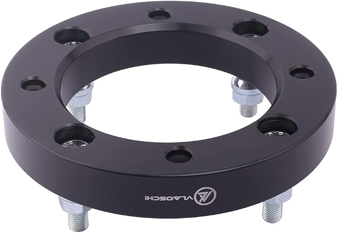 Black Forged 4x137 ATV Wheel Spacers 1 Inch with 12x1.5 Studs Compatible with Honda Can-Am 4 Lug for 2019-2022 Talon 1000R 1000X | 2016-2022 Pioneer 1000 | 2017-2022 Maverick X3 - Pack of 4