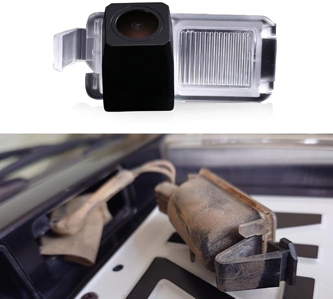 HD Auto License Plate Light Rear View Reversing Backup Camera Parking Compatible with Holden Commodore HSV VE V6 V8 Ute SS Berlina Sedan Wagon/G8 GT/omega/VX VZ VY VF VR VS Maloo Senator (C(65*30MM))