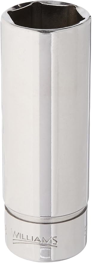 Williams BD-620 3/8 Drive Deep Socket, 6 Point, 5/8-Inch