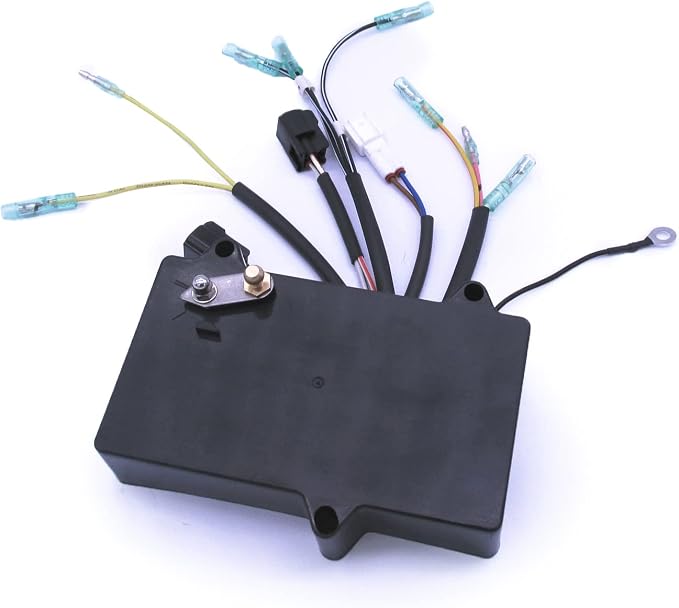 Boat Engine 6H2-85540-10 6H2-85540-11 6H2-85540-12 6H2-85540-13 ABS Ignitor Capacitor Discharge Ignition Coil Unit Assembly for Yamaha Outboard Motor 2-Stroke 50HP 60HP 70HP