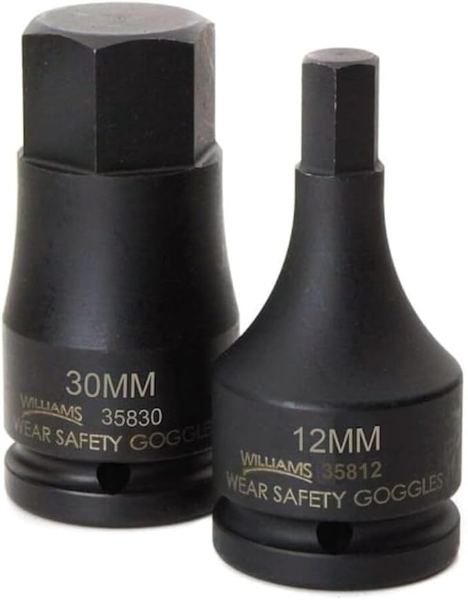 Williams JHW35821 3/4-Inch Drive Impact Hex Bit Driver, 21mm