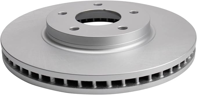 TRQ Front Brake Rotor Set G Coated Vented Compatible with 2003-2004 Infiniti M45 2002-2006 Q45 2004-2017 Nissan Quest