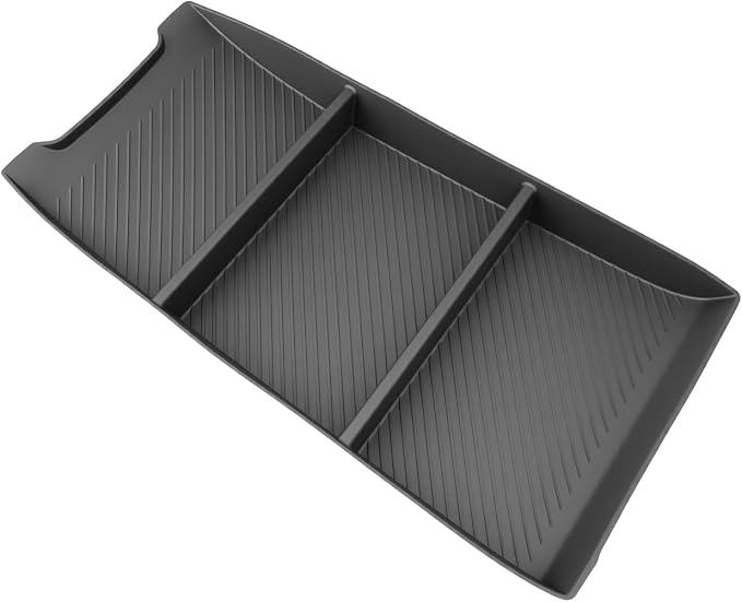 SKTU for 2026 2027 Cadillac Vistiq Center Console Organizer for 2026+ Cadillac Vistiq (Luxury/Premium Luxury/Sport/Platinum) Lower Center Console Tray Cadillac Vistiq 2026 2027 Accessories Rubber Tray