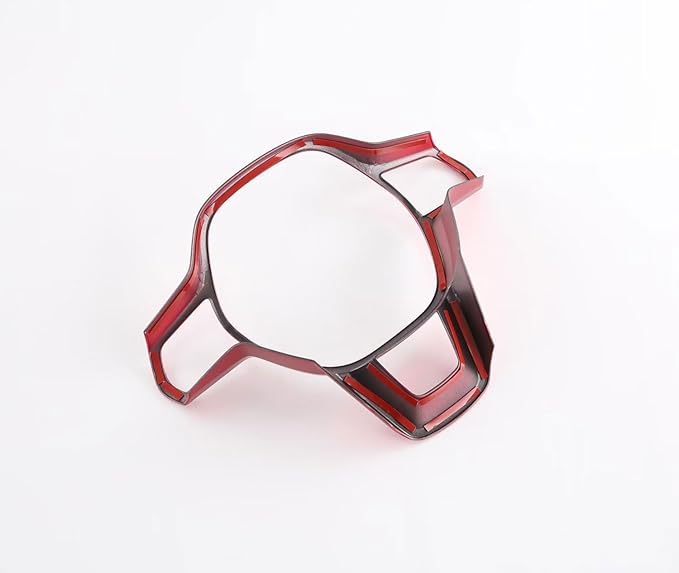 Steering Wheel Surround Frame Cover Trim Compatible with Honda Accord 2023 2024 Interior Car Accessories ABS 1PC(Red)