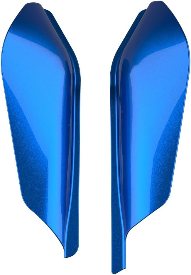 Advanblack 2024 RG Mid Frame Air Deflectors Compatible for Harley Touring Street Glide, Road King, Electra Glide, 2009-2025(Blue Burst)
