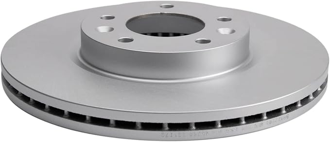 TRQ Front Brake Rotor Set G Coated Vented Compatible with 2006-2012 Ford Fusion 2007-2012 Lincoln MKZ 2006 Lincoln Zephyr 2006-2013 Mazda 6 2006-2011 Mercury Milan